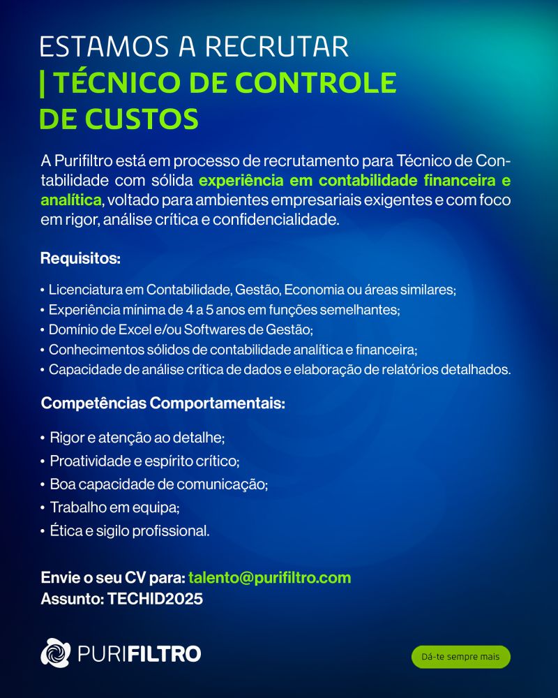 controle de custos