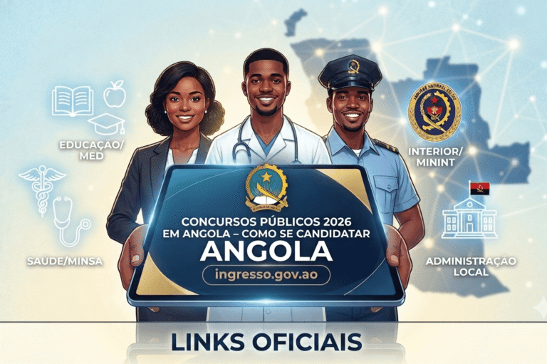 Concursos Públicos em Angola 2026 – Links Oficiais