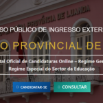 CONCURSO PÚBLICO DE INGRESSO EXTERNO - 2026