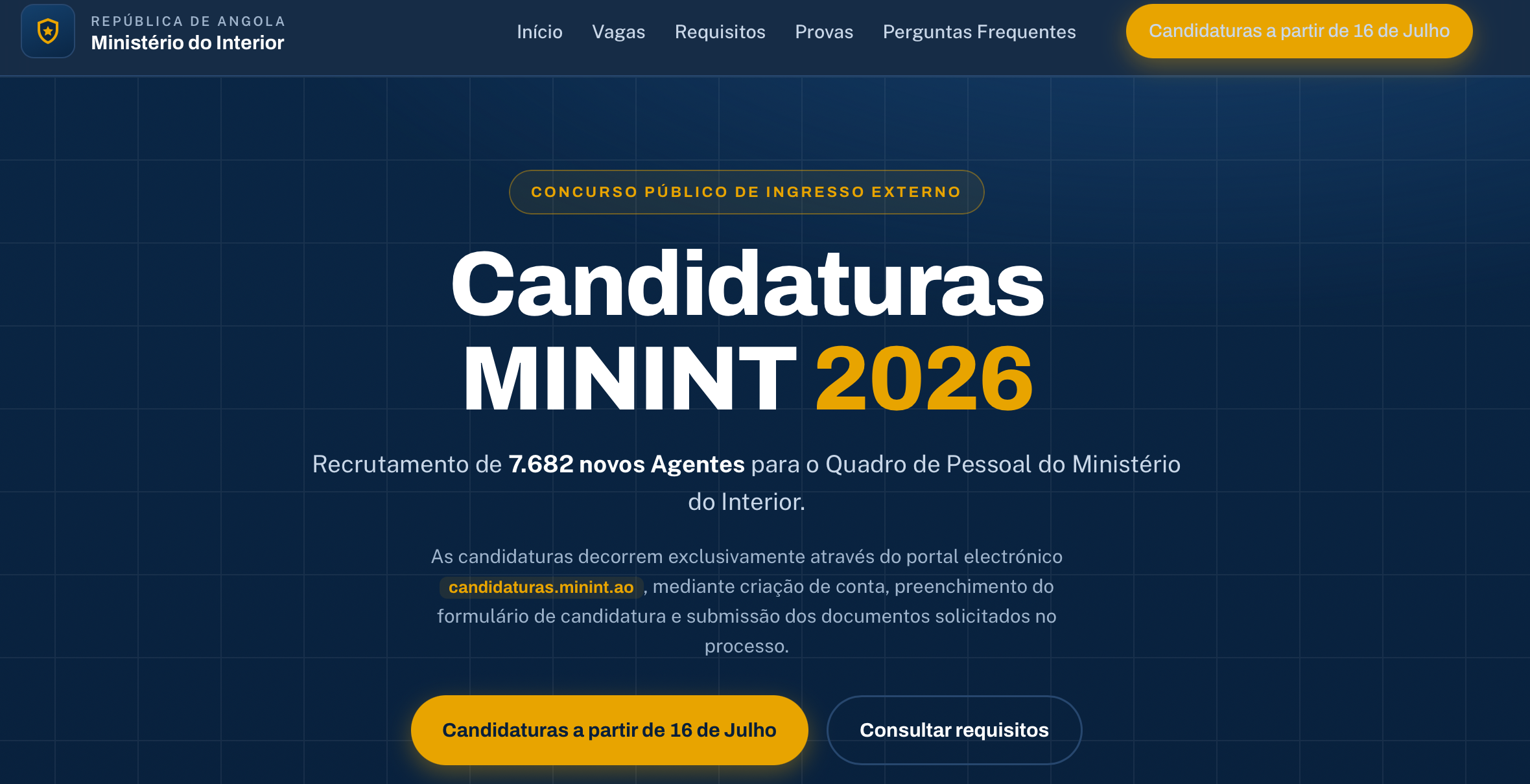concurso do Minint 2026