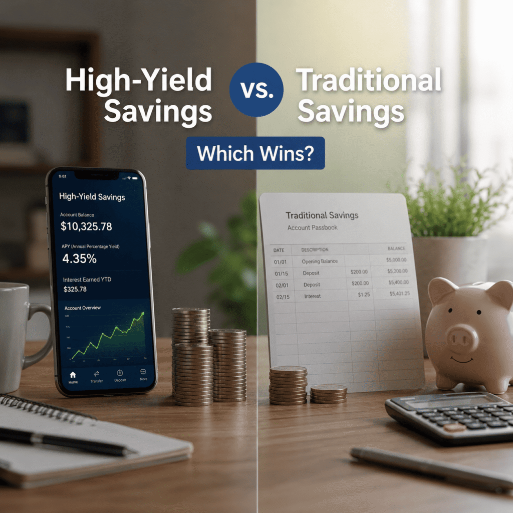 High-Yield Savings vs. Traditional Savings