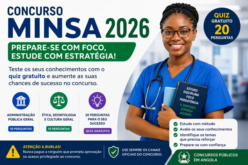 Quiz Gratuito Concurso MINSA 2026