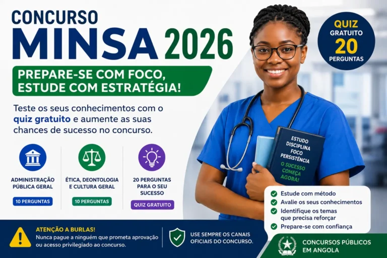 Quiz Gratuito Concurso MINSA 2026