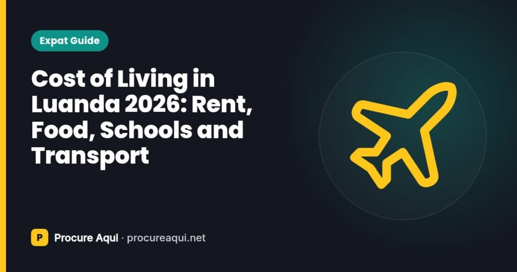Cost of Living in Luanda 2026: Rent, Food, Schools and Transport