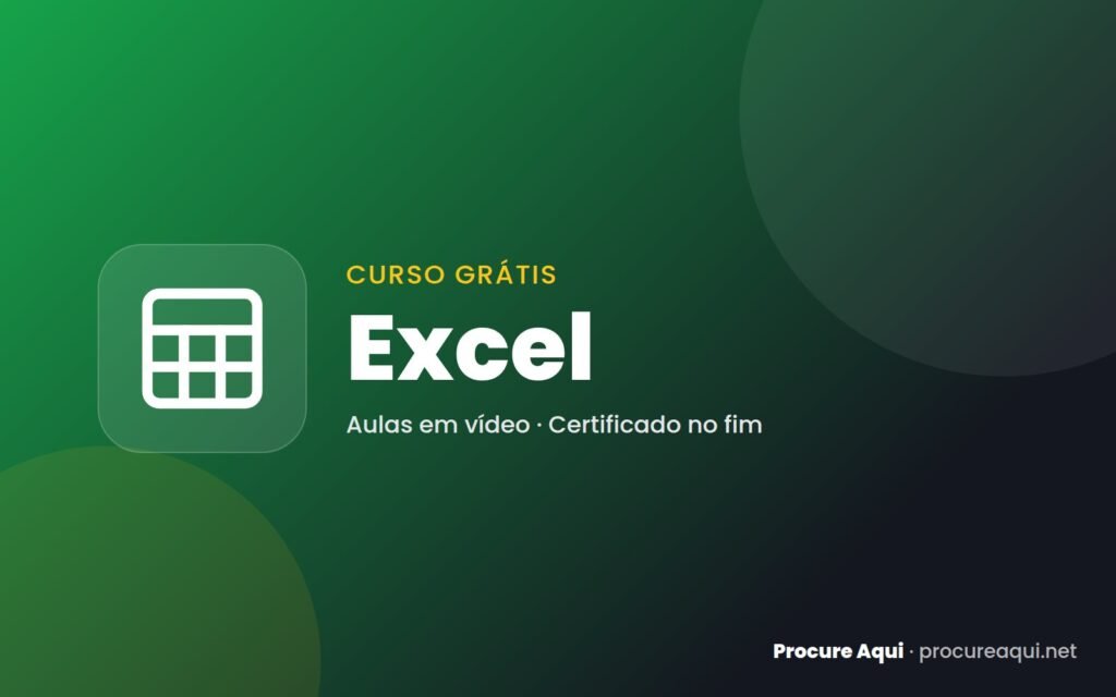 Curso de Excel Grátis: do Básico aos Dashboards