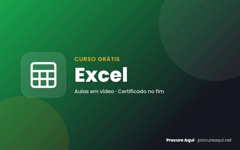 Curso de Excel Grátis: do Básico aos Dashboards
